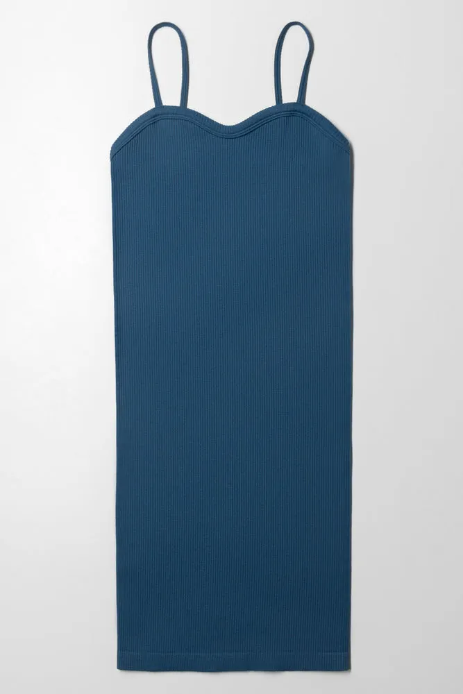 Seamless Strappy Dress Teal sold by Ackermas