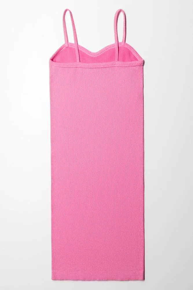 Seamless Strappy Dress Pink sold by Ackermas product image thumbnail 3