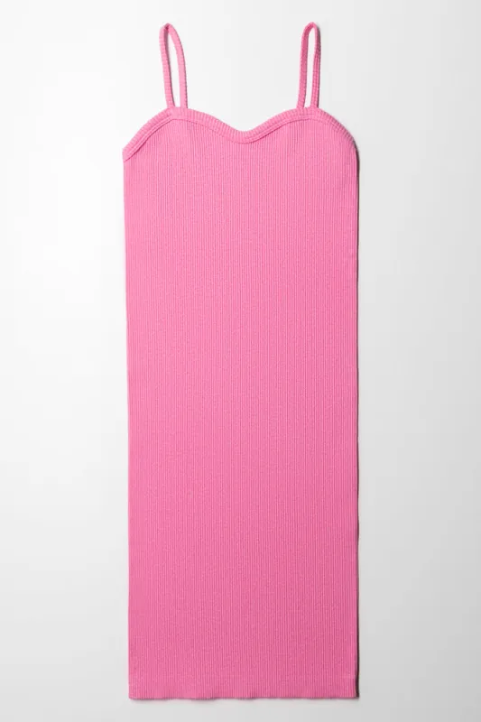 Seamless Strappy Dress Pink sold by Ackermas