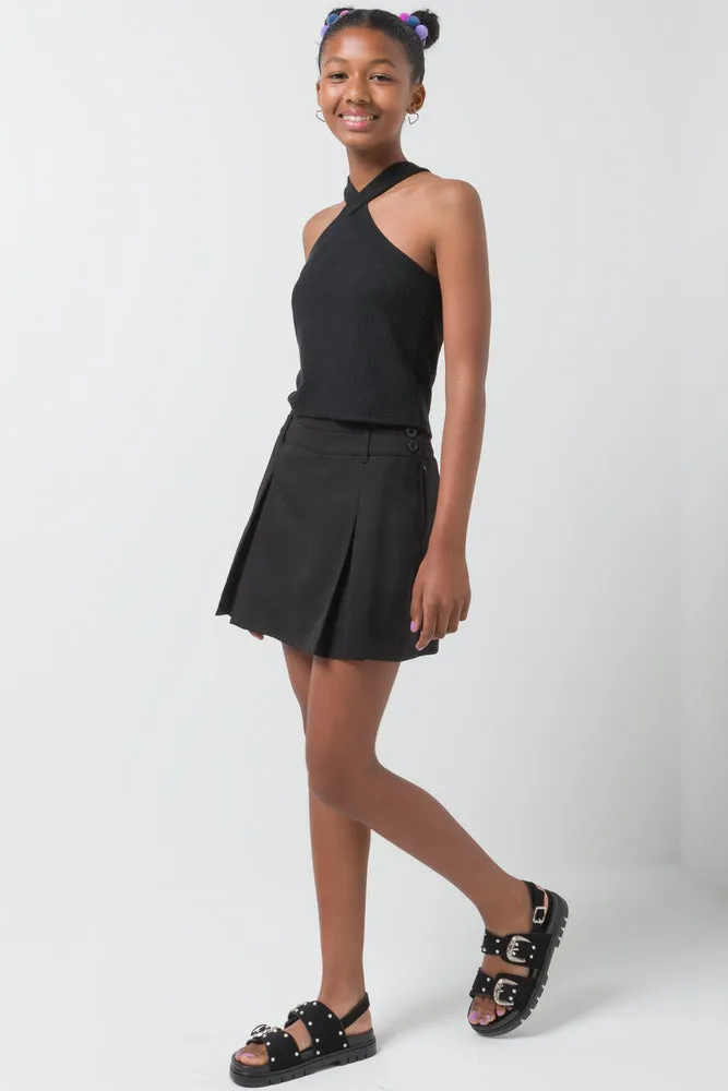 Pleated Skort Black sold by Ackermas product image thumbnail 3