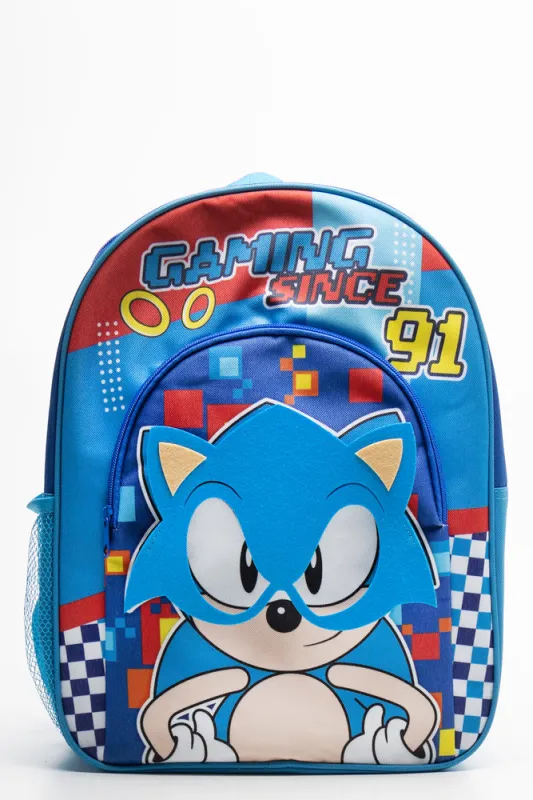 Sonic 3D Mask Back Pack Blue sold by Ackermas