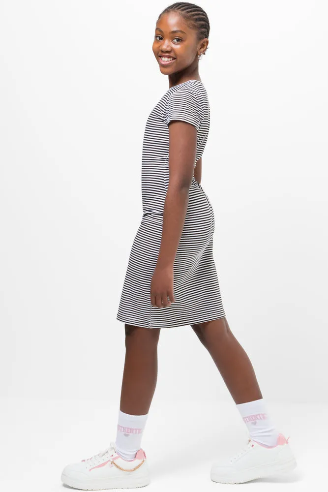 Stripe Bodycon Dress Black sold by Ackermas product image thumbnail 2