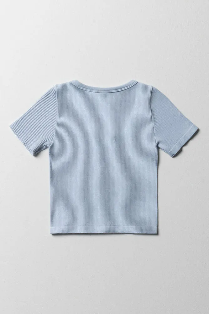 Seamfree T-Shirt Clear Sky sold by Ackermas product image thumbnail 3