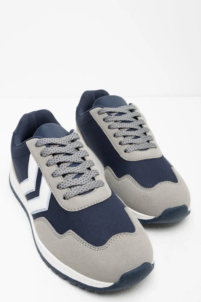 Retro Trainer Navy sold by Ackermas