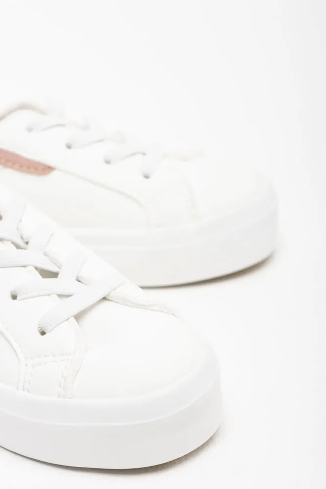 Lace Up Sneaker White sold by Ackermas product image thumbnail 3