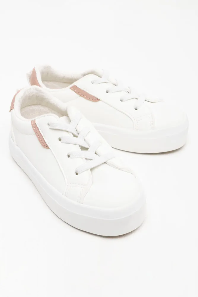 Lace Up Sneaker White sold by Ackermas