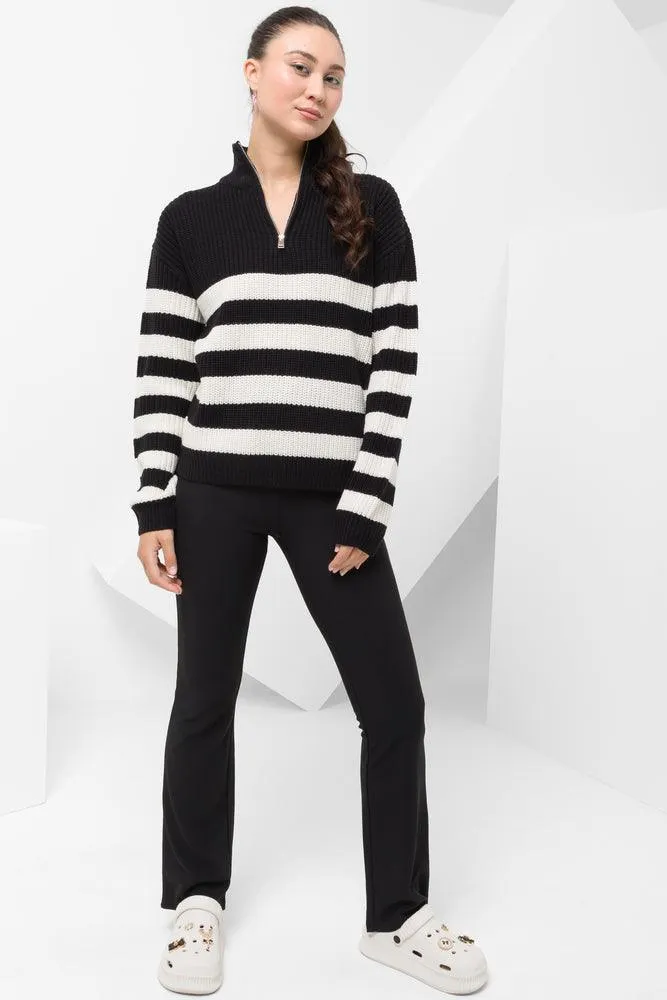 Flare Leggings Black sold by Ackermas