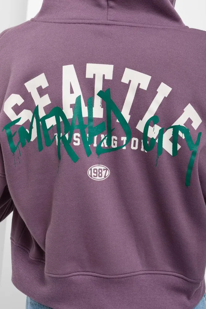 Cropped Tracktop Purple sold by Ackermas product image thumbnail 4