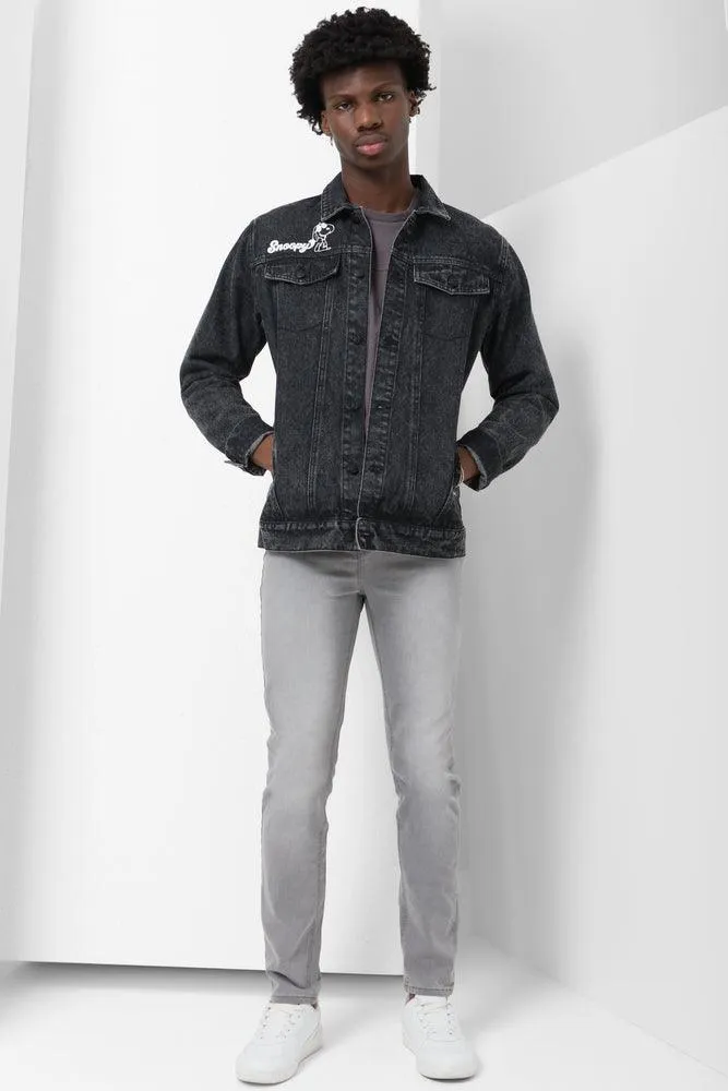 Skinny Denim Jeans Light Grey sold by Ackermas