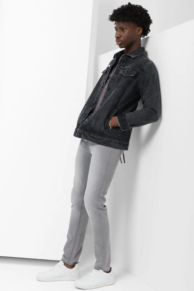 Skinny Denim Jeans Light Grey sold by Ackermas product image thumbnail 2