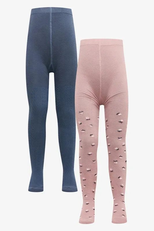 2 Pack Tights Dark Grey & Pink sold by Ackermas