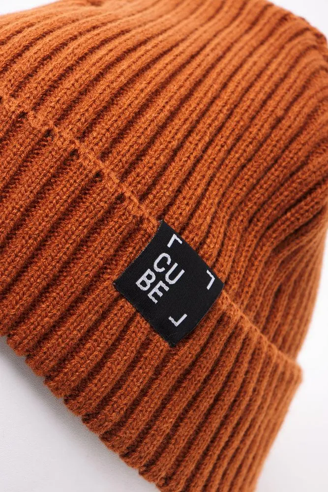Rib Beanie Rust sold by Ackermas product image thumbnail 3
