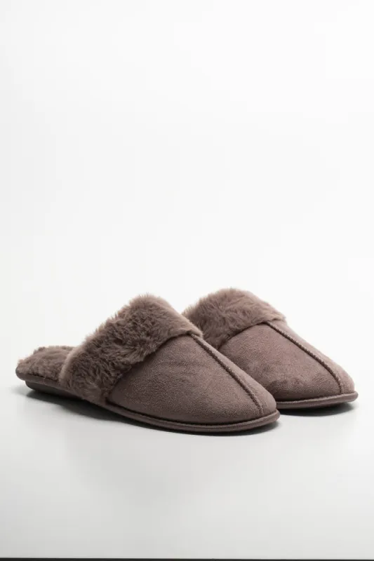 Seam Slipper Dark Natural sold by Ackermas