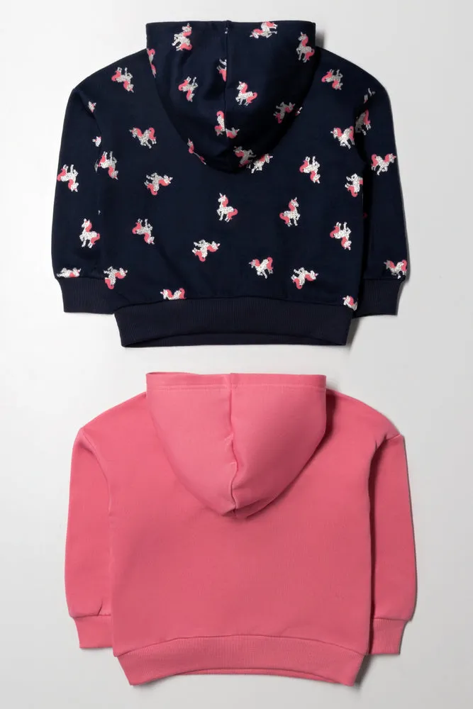 2 Pack Unicorn Tracktops Pink And Black sold by Ackermas product image thumbnail 4