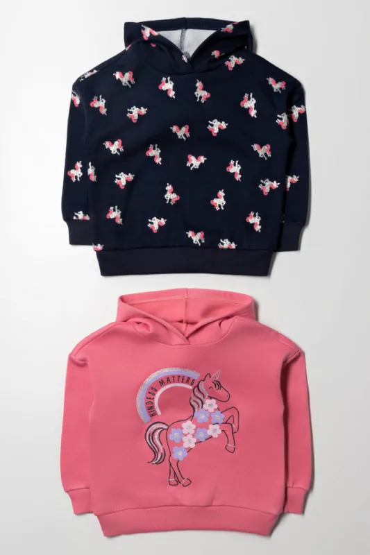 2 Pack Unicorn Tracktops Pink And Black sold by Ackermas