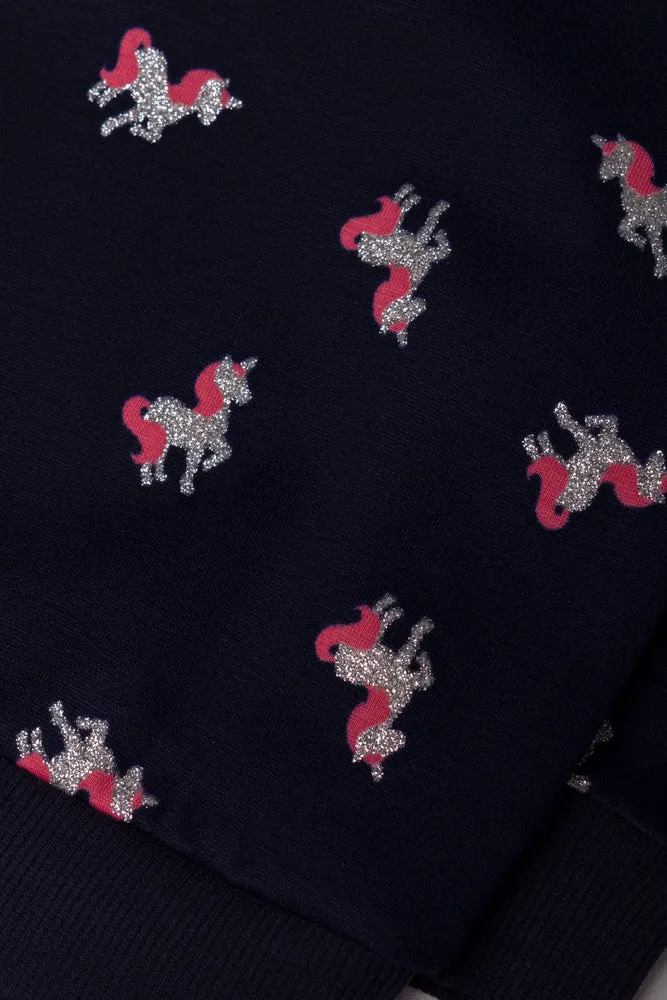 2 Pack Unicorn Tracktops Pink And Black sold by Ackermas product image thumbnail 2