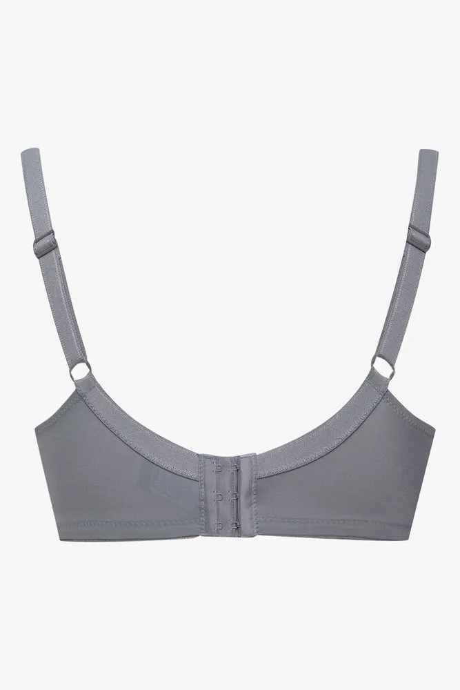 2 Pack Non Padded Wirefree Bra Pink & Grey sold by Ackermas product image thumbnail 4
