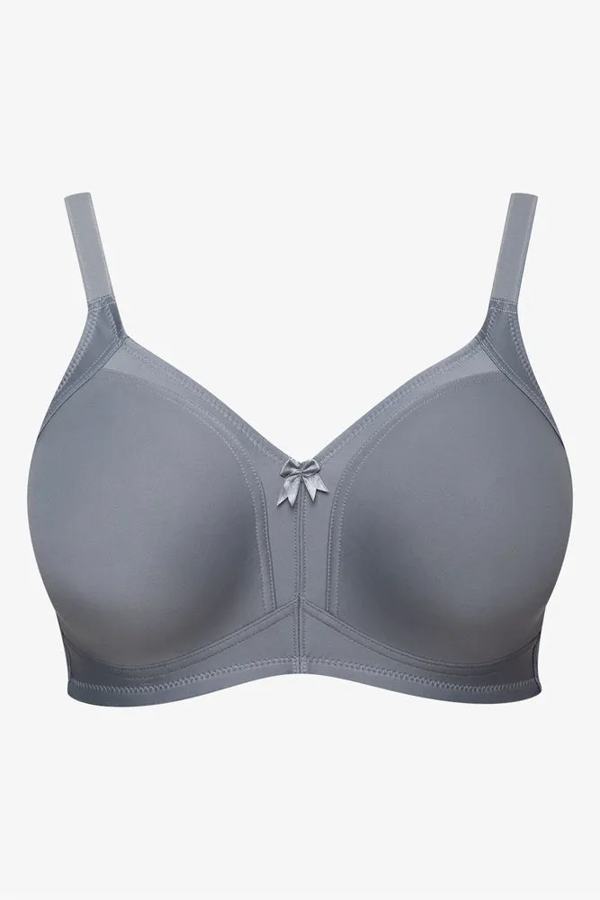 2 Pack Non Padded Wirefree Bra Pink & Grey sold by Ackermas product image thumbnail 3