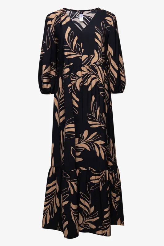 Tiered Dress Black sold by Ackermas