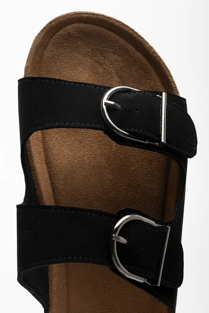 Double Band Buckle Sandal Black sold by Ackermas product image thumbnail 5