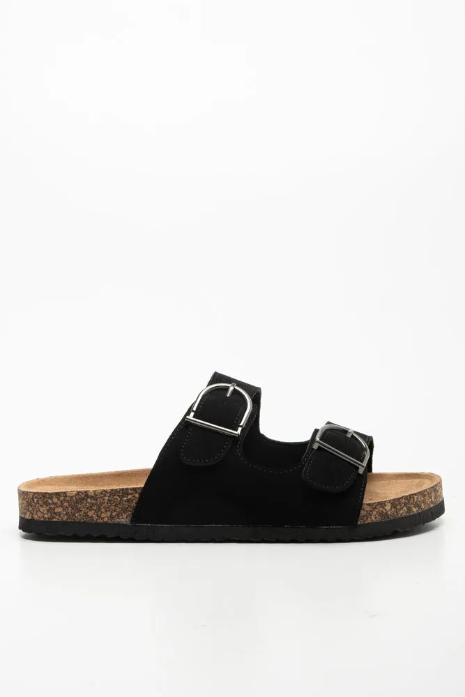 Double Band Buckle Sandal Black sold by Ackermas product image thumbnail 2