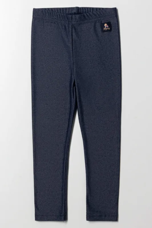 Long Legging Knitted Denim Blue sold by Ackermas