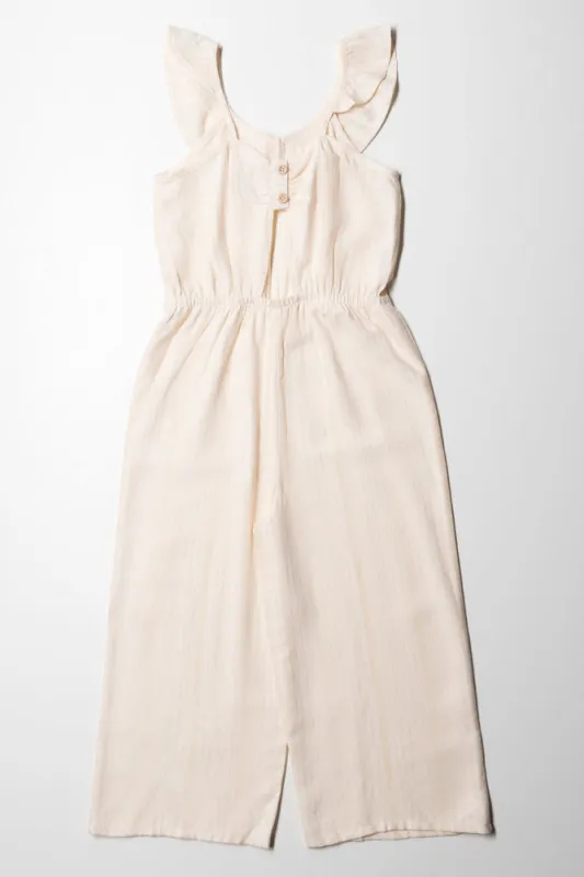 Lurex Jumpsuit With Cut Out Detail Milk sold by Ackermas