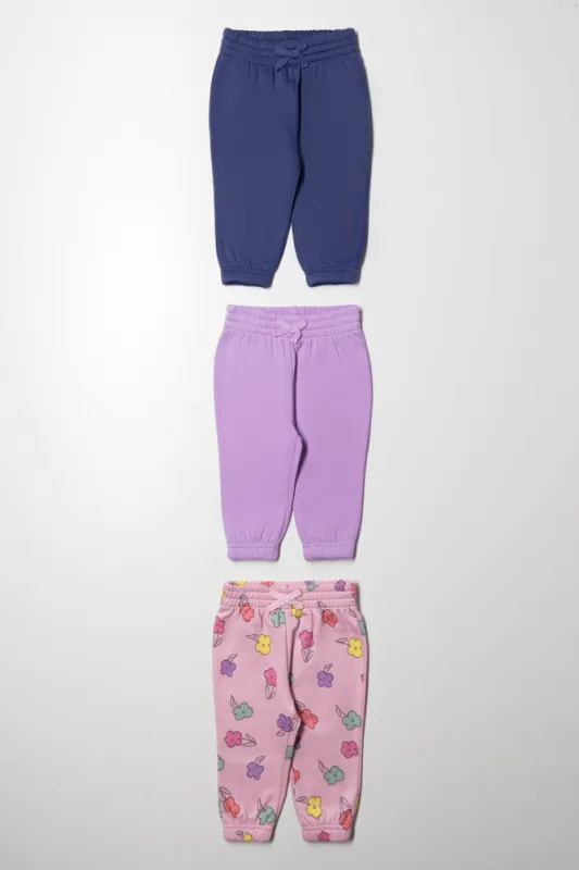 3 Pack Trackpants Navy, Purple & Pink sold by Ackermas