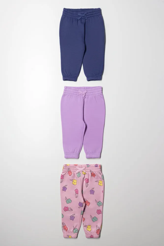 3 Pack Trackpants Navy, Purple & Pink sold by Ackermas