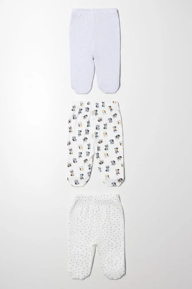 3 Pack Leggings Blue And White sold by Ackermas product image thumbnail 3