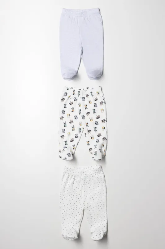 3 Pack Leggings Blue And White sold by Ackermas