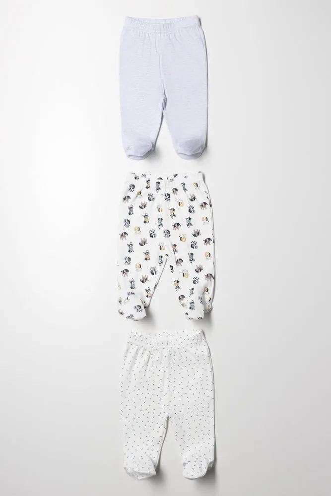 3 Pack Leggings Blue And White sold by Ackermas