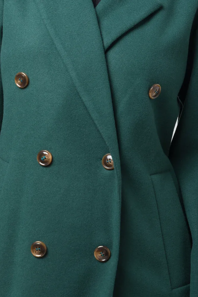 Double Breasted Coat Green sold by Ackermas product image thumbnail 4