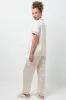 Short Sleeve Button Through Pyjamas Natural sold by Ackermas
