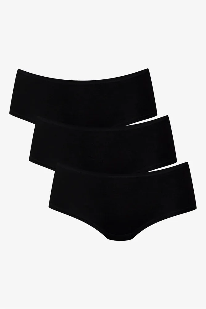 3 Pack Bamboo Cotton Boyleg Black sold by Ackermas product image thumbnail 2