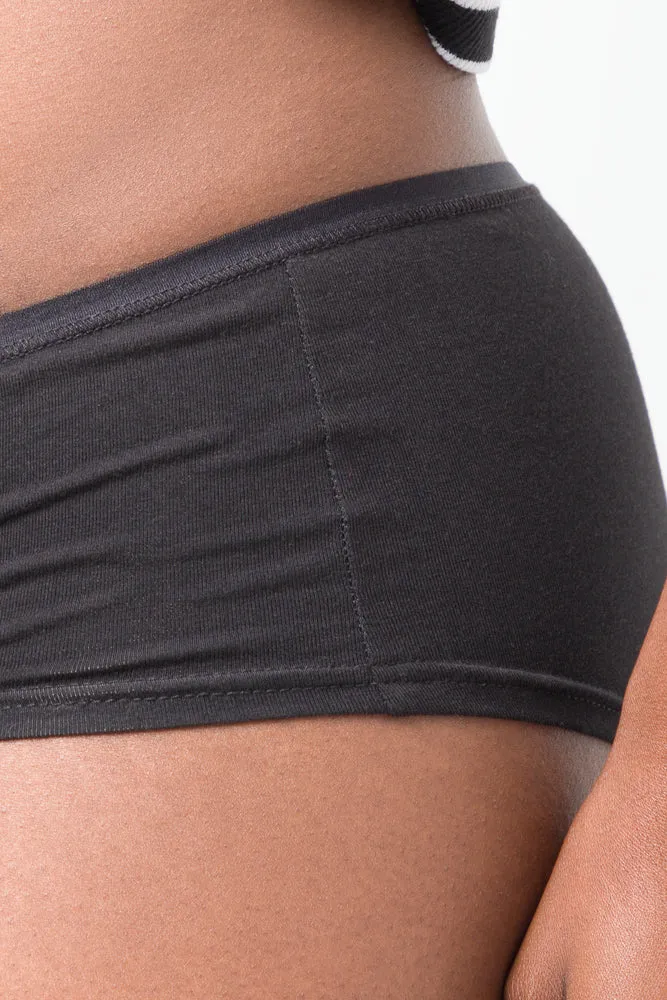 3 Pack Bamboo Cotton Boyleg Black sold by Ackermas product image thumbnail 5