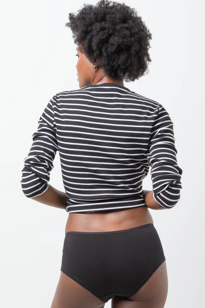 3 Pack Bamboo Cotton Boyleg Black sold by Ackermas product image thumbnail 4