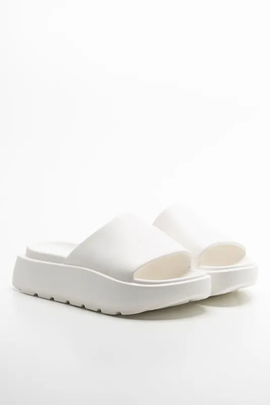 Platform Slide White sold by Ackermas