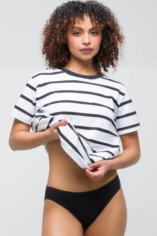 3 Pack Bamboo Cotton Bikini Black sold by Ackermas