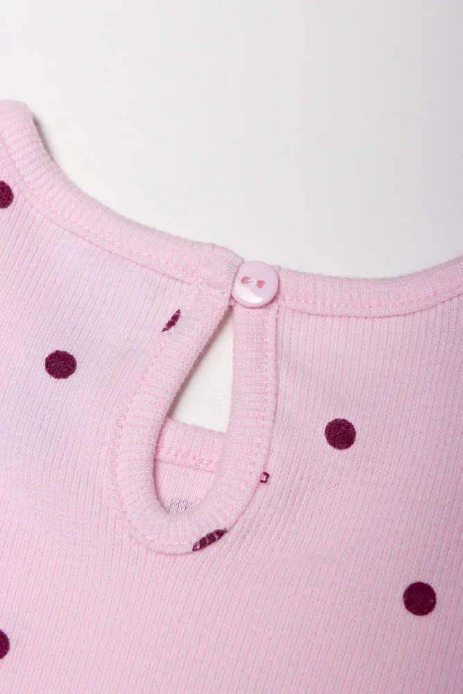 Corduroy Pinni Set with Hearts Pink & Purple sold by Ackermas product image thumbnail 4