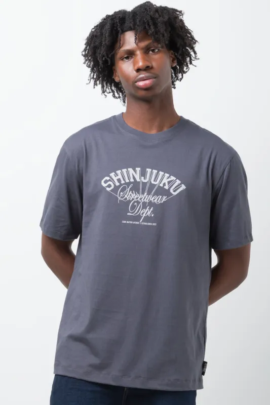 Graphic Short Sleeve T-Shirt Grey sold by Ackermas