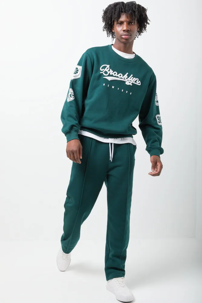 Straight Leg Jogger Green sold by Ackermas