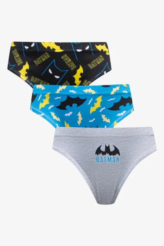 Batman 3 Pack Mini Briefs Multi sold by Ackermas