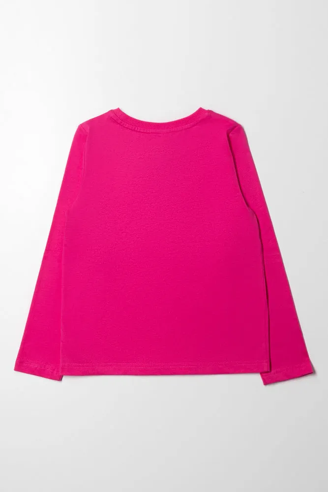 Long Sleeve T-Shirt Pink sold by Ackermas product image thumbnail 3