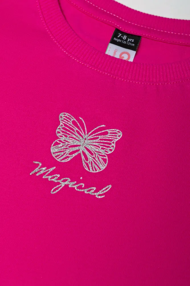 Long Sleeve T-Shirt Pink sold by Ackermas product image thumbnail 2