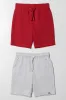 2 Pack Shorts Grey And Red sold by Ackermas