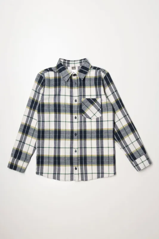 Check Shirt Green And Navy sold by Ackermas