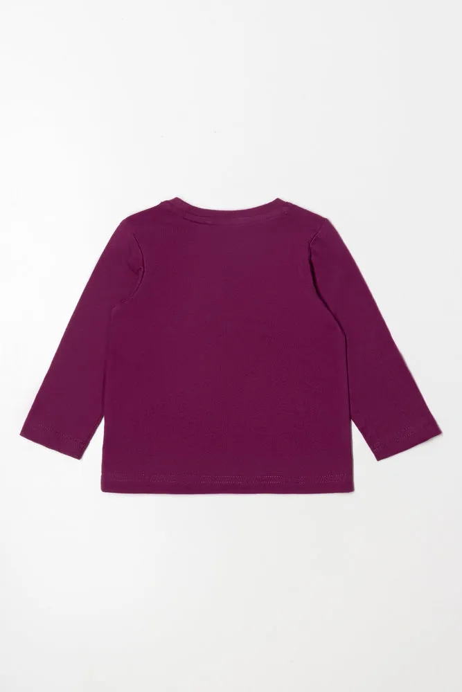 Long Sleeve T-Shirt Burgundy sold by Ackermas product image thumbnail 3