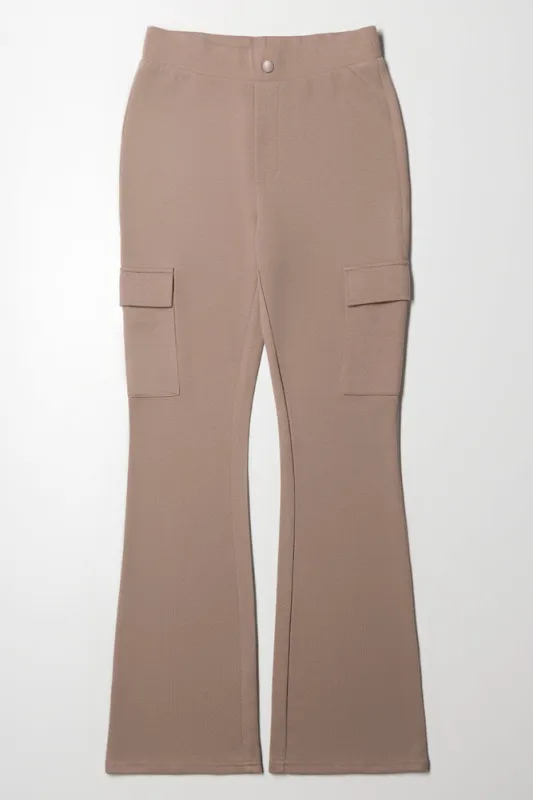 Flare Cargo Legging Natural sold by Ackermas