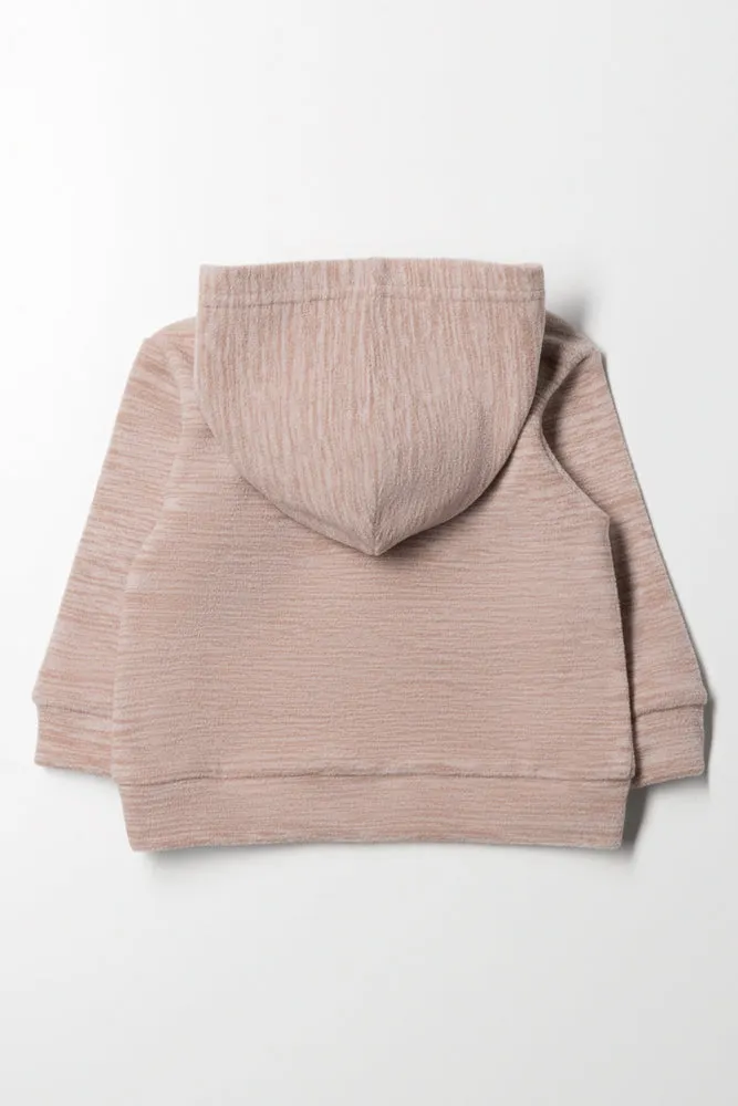 Fleece Hoodie Natural sold by Ackermas product image thumbnail 3